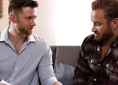 Therapist Caden Jackson Lures Conflicted Straight Bruce Jones Craving Anal