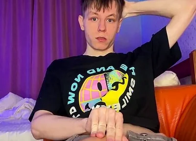 Just a Horny Twink Who Loves to Show off His Big Cock