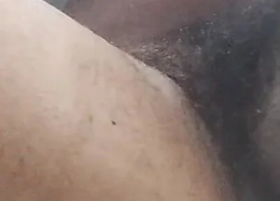 Full Erection of My Uncut Black Hairy Thick Cock and Masturbating Fastly