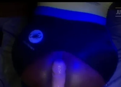 Big Chocolate Booty Under Blue Lights.yes Please