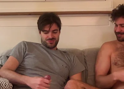 Straight Friend Got First Time Jerked of by Gay Friend