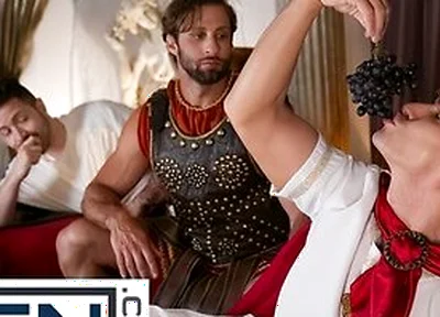 Caesar Mrdeepvoice Rides Dom Kings Gladiator Cock Like A True Emperor On His Throne