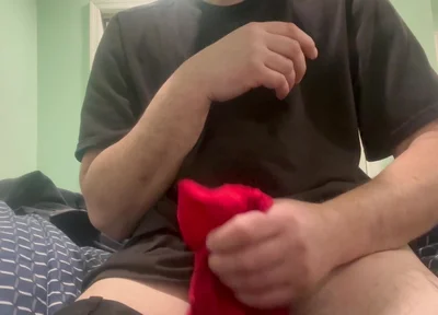 Stepdaddy Jerking off Into Stepdaughter Panties