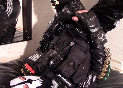 Swat biker gloves cum load