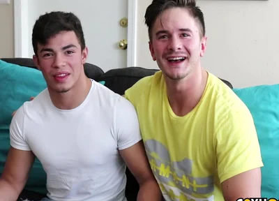 Julian Rodriguez And Zach Douglas - First Time Gay Sex