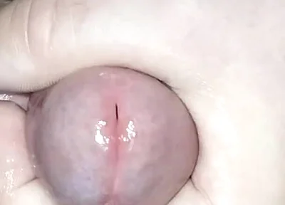 Mastubation with Lube and Cumshot