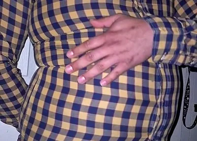Popping My Button up on My Belly
