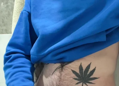 Revaz Masturbates Her Dick and Cums