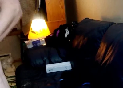 Stand up Then Lay Down on Couch as I Jerk and Bust Twice