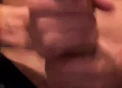 Skinny Guy Uses Both Hands to Stroke His Thick Dick and Drip Cum