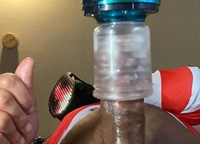 Automasturbator Milks Out A Moaning Cumshot From Masked Man
