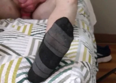 Watch Me Bust Stroke Close up Laying Down on Bed