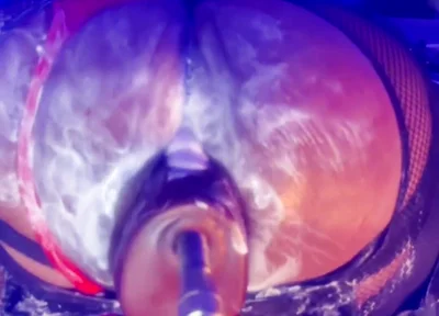 Nasty Creamy Bubble Butt Gaped and Fart Fucked on Sex Machine