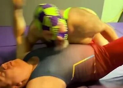 Old Man Stocky Wrestles And Tickles Chubby Bear Matt