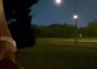 Midnight Roadside Piss Flex: Naked Muscle God Unleashed
