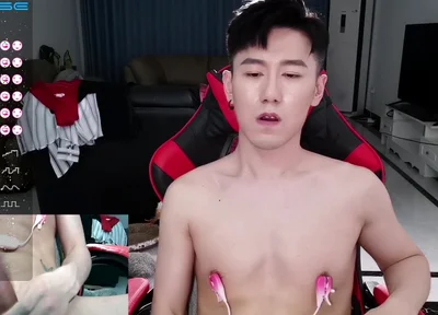 Double-camera, Self-insertion, Nipple Clips, Ejaculation