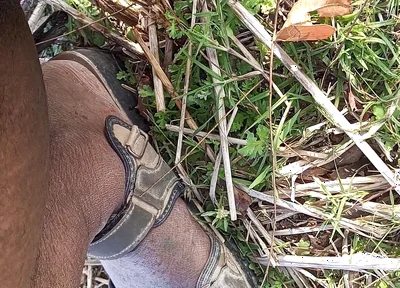 Masturbating