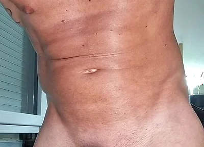 Big on My Belly After One Hell of an Ejaculation