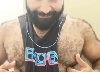 A Little Post Workout Nipple Play