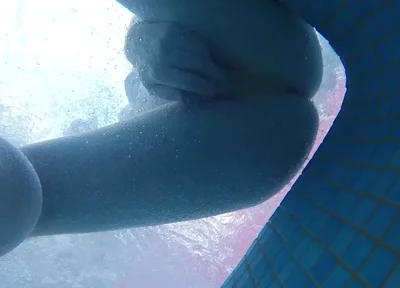 Amateur Pale Skin Redhead Guy with Hot Smooth Bum Caught Soft Playing (handjob, Footjob, Quick Blowjob, Ass Playing) Underwater