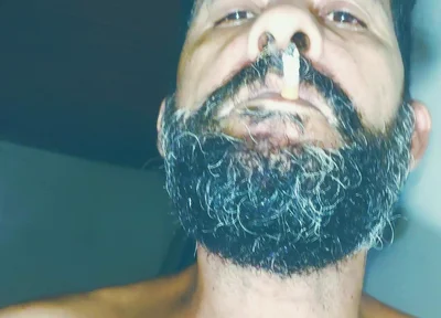 My Body up Close Wearing White Socks