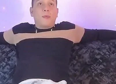 Latino Shows off His Bump on Camera Inside His Gray Sweatshirt
