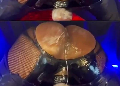 Bottom Digs in Gaping Butthole with Toys