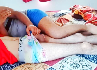First Time I Open My Step Brother Underwear to See His Big Monster Cock