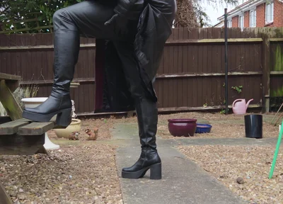 Leather Trench Coat