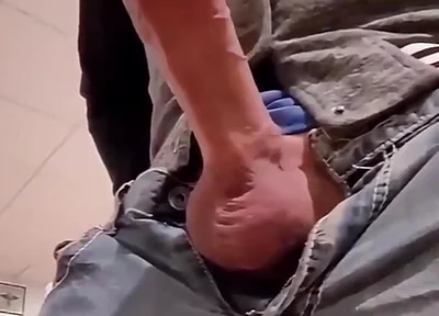 Sneaky Big Cock Has Massive Cumshot
