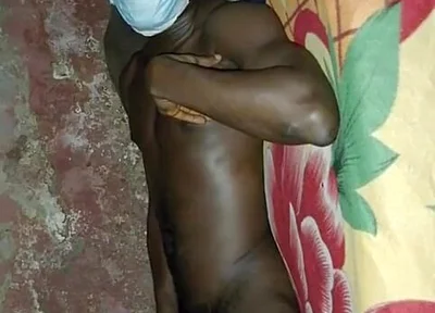 African Black Man Showcasing His Bed Skills