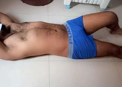 Hairy uncle lay down after hardcore sex midnight after sex
