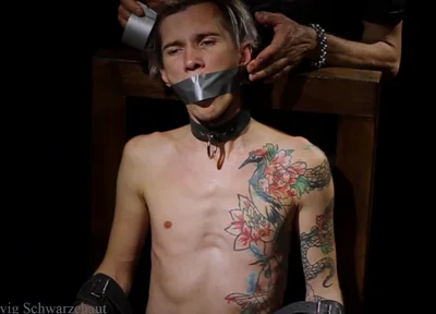 Nicky Throne Part 2: Gag Switch, Drooling, Armpit Tickling & Hair Trim