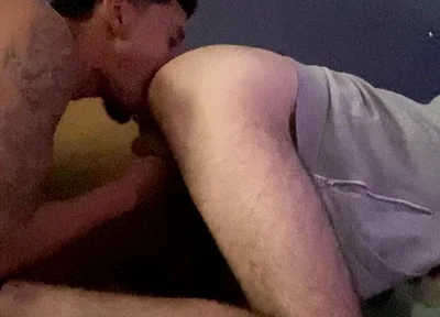 Eating Hubbys Ass