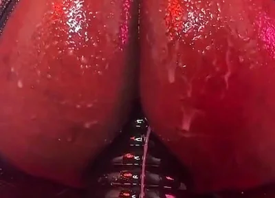 Femboy Gapes Hole with Cone Shaped Dildo