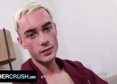 Blonde Twink Took Dick Pills And His Stepbrother Helped Him Get Rid Of His Boner - Joe Ex