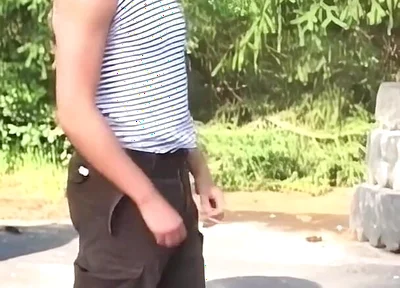 Oral Pleasure Awaits the Hot Athletes at the Fake Checkpoint