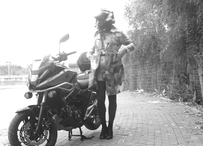 Every Passing Car Saw Her Penis Vibrating Under Her Transparent Dress.