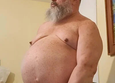 Daddy Bear Strokes and Cums