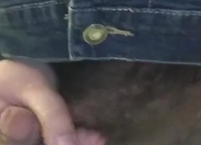 Jerking It In A Dirty Bathroom Stall While Some Guy Takes