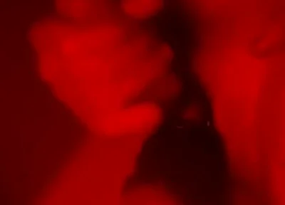 Oily Masturbation in Red Monochrome