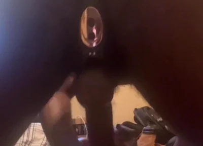 Stroking My BBC Butt Plug Deep in My Ass Fucking Silicone Pussy Doll