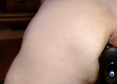 Penis and Ball Ring Thrusting Butt Plug Giving Me an Anal Orgasm