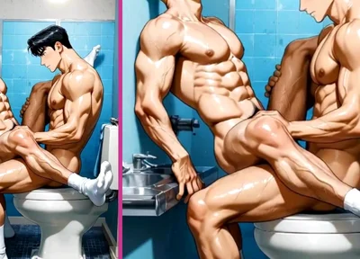 POV: You're Fucking Your Friend's Hot Ass with Lust in the Gym Bathroom.