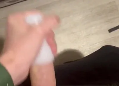 Excited Twink Playing with a New Toy, Pleasure and Cum!