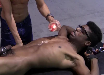 Cj Connors Torments And Edges Djs Cock With Pain And Pleasure