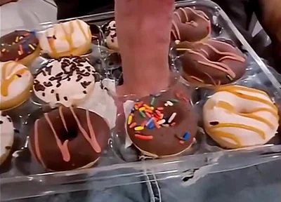 Big Cock Serves Donuts with Extra Frosting