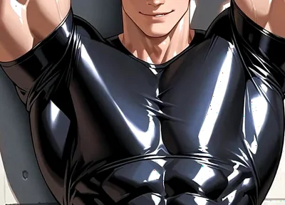 Ai Handsome Men with Abs
