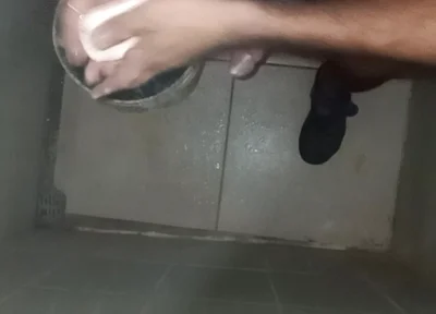 Slim Guy Takes His Shower to Masturbate