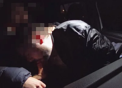 My Straight Friend Chris Fucks Me in the Car After I Suck Him and I Swallow His Load